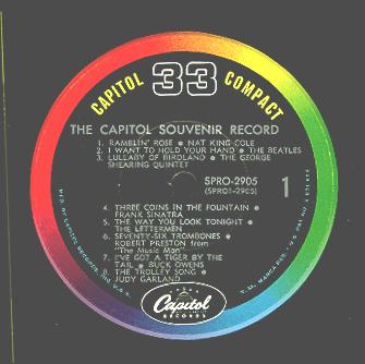 Capitol Compact 33 Label