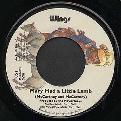 Apple Girl with Lamb Label