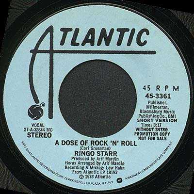 Atlantic Blue Promo Label