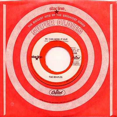 Red & White Starline in Sleeve